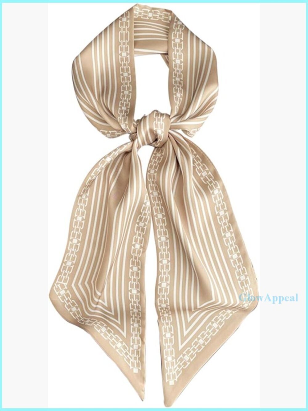 Long Silky Polyester Scarf 59x5.9 Inches Lightweight Versatile Accessory